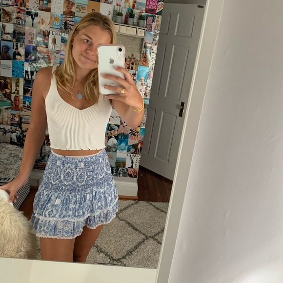 South moon under grecian tile print skirt Clearance